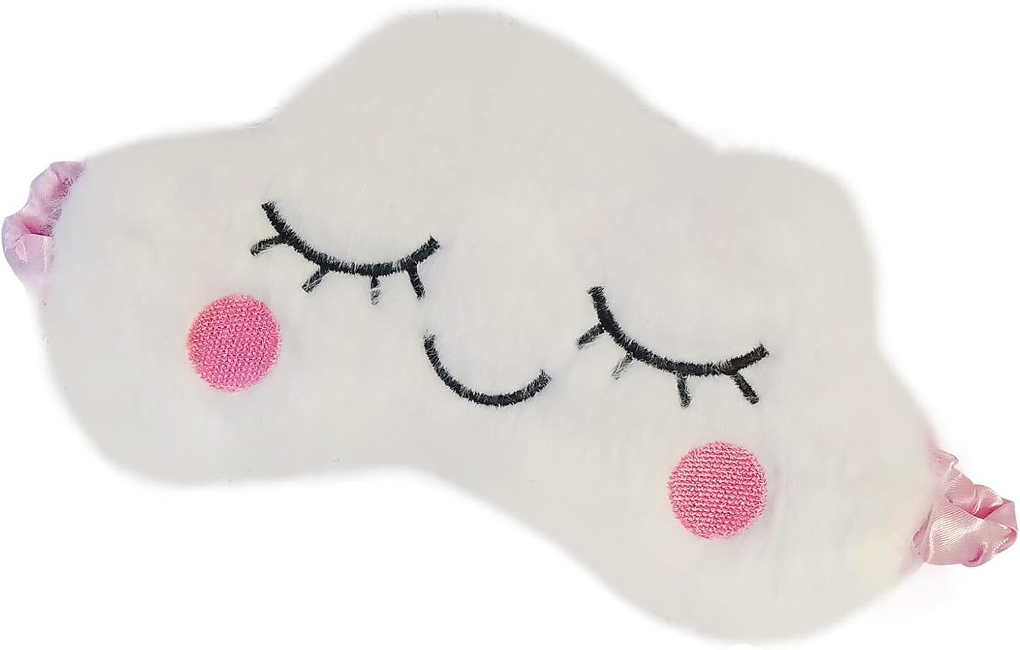 Cute Animal Sleeping Sleep Mask Soft Plush Blindfold Cute Rabbit Panda Koala Eye Cover Eyeshade for Kids Teens Girls Women (Unicorn Rainbow)