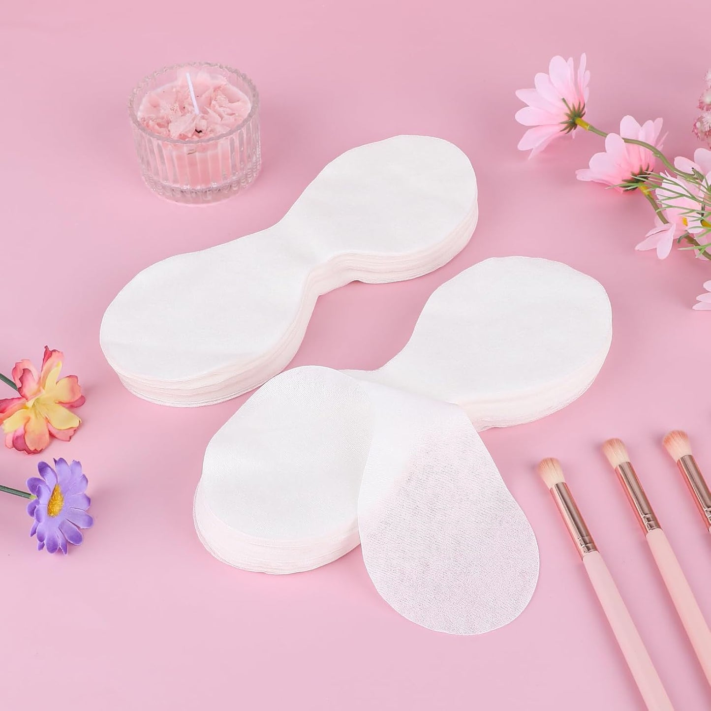 Disposable Eye Mask Paper, 200 Sheets Disposable Non Woven Eye Care, Disposable Sheets Eye Covers Cotton Paper Facial Eye Pads Spa, DIY Clear Eye Mask Paper Beauty Sheets for Makeup Beauty Tools