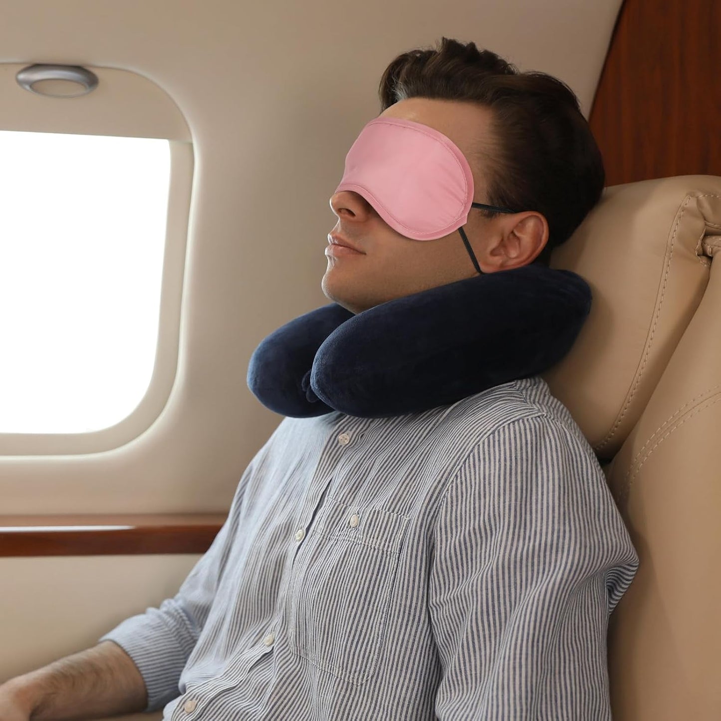 FOMIYES 16Pcs Disposable Eye mask Eye mask Patches blindfolds for Party Game Pajama Party Supplies Eye Shade Sleeping mask Sleep Blindfold Reusable Eye Man Shoulder Strap aldult Polyester