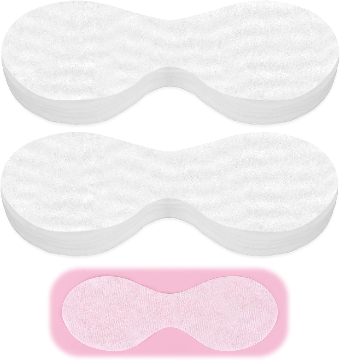 Disposable Eye Mask Paper, 200 Sheets Disposable Non Woven Eye Care, Disposable Sheets Eye Covers Cotton Paper Facial Eye Pads Spa, DIY Clear Eye Mask Paper Beauty Sheets for Makeup Beauty Tools