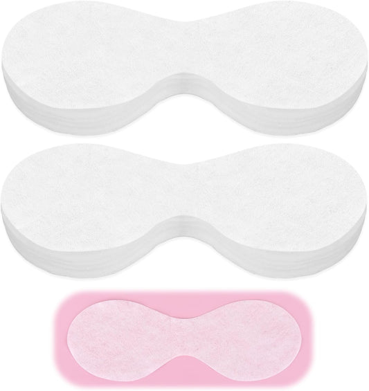 Disposable Eye Mask Paper, 200 Sheets Disposable Non Woven Eye Care, Disposable Sheets Eye Covers Cotton Paper Facial Eye Pads Spa, DIY Clear Eye Mask Paper Beauty Sheets for Makeup Beauty Tools